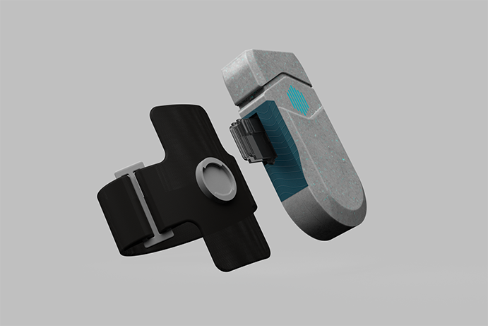 Aquarius with detachable strap