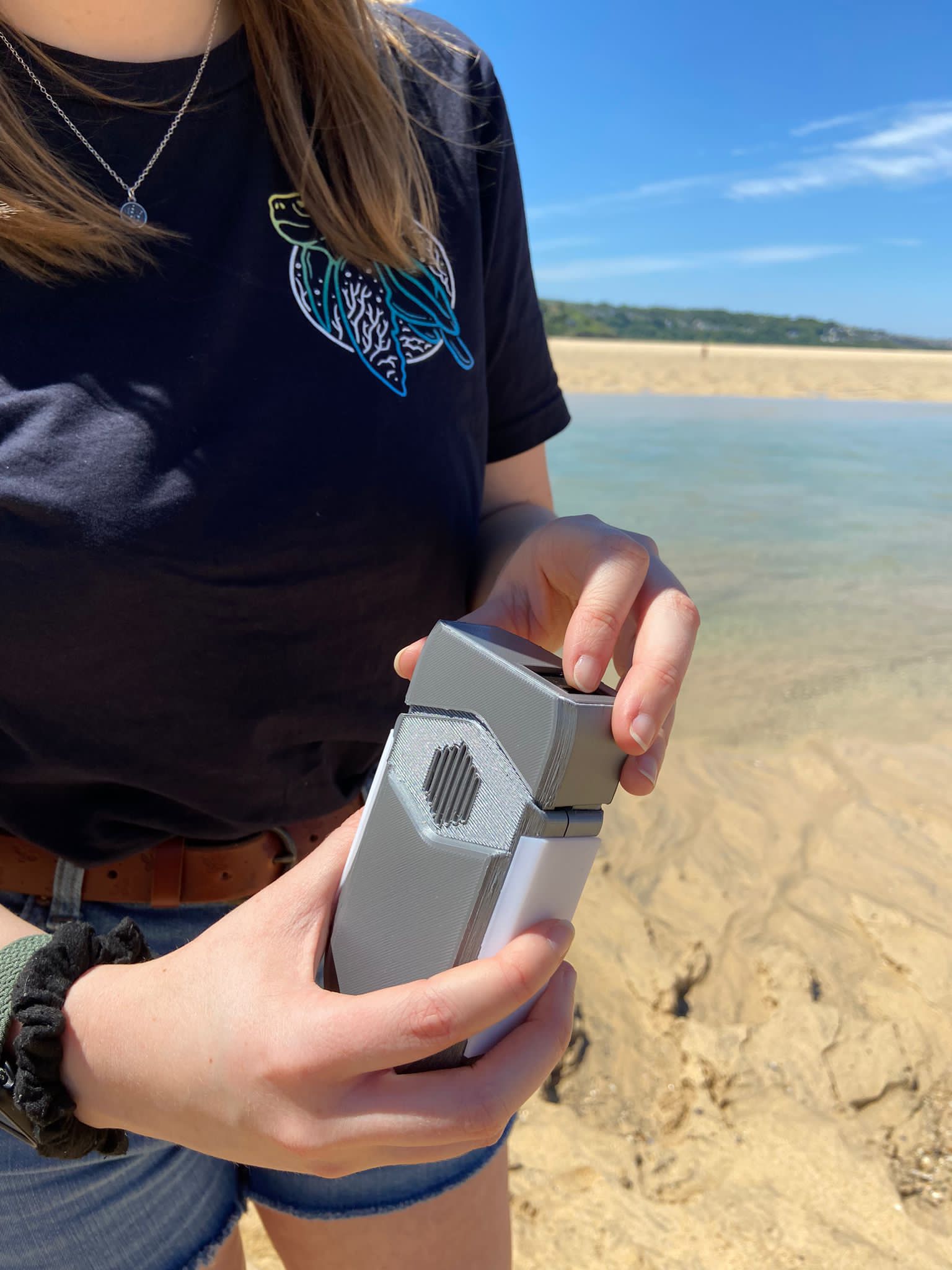 Testing Aquarius prototype at the beach