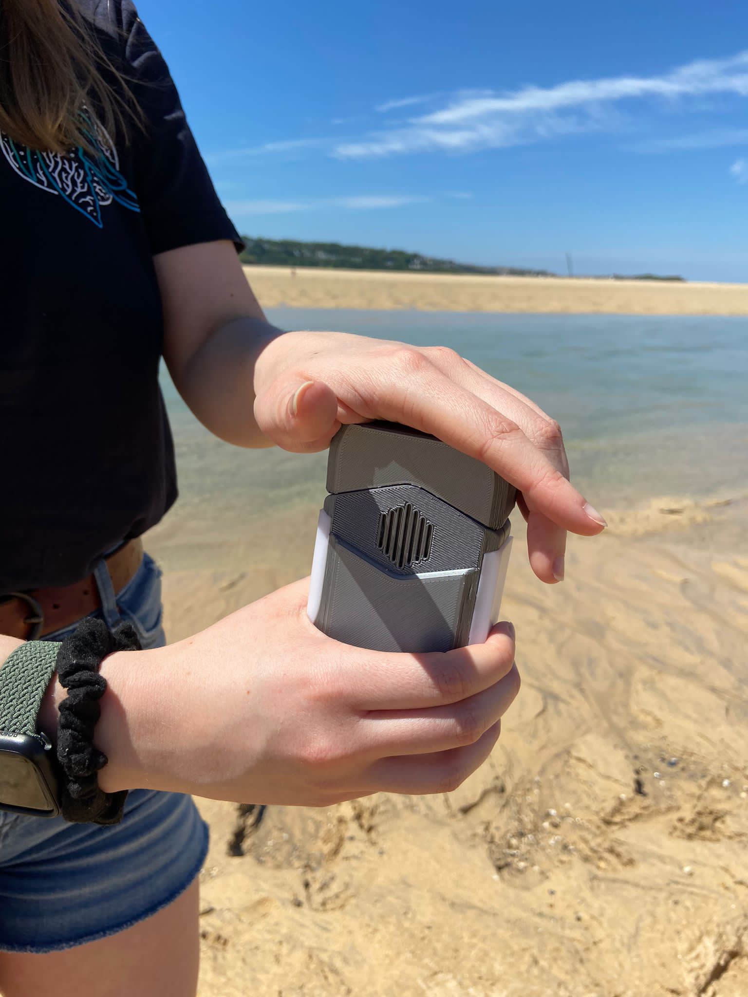 Testing Aquarius prototype at the beach